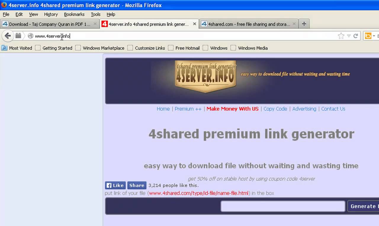 How to Download File on 4shared without an Account