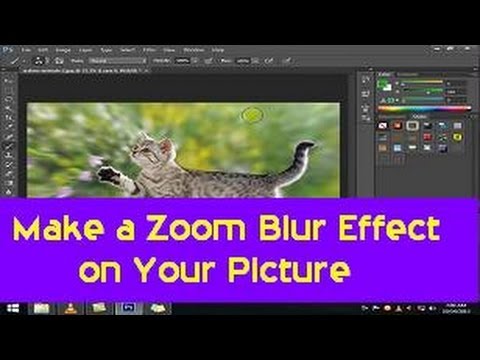 Make a Zoom Blur Effect on Your Picture