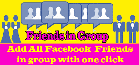 Add All Friends to Facebook Group script