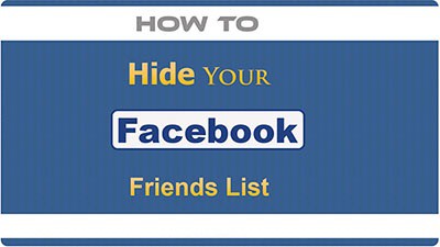 How To Hide Friends List on Facebook